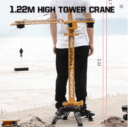 Huina 1585 Remote Control Alloy Tower Crane Children's Electric Remote Control Engineering Crane 3