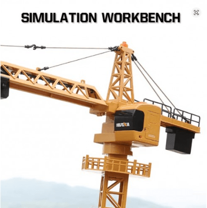 Huina 1585 Remote Control Alloy Tower Crane Children's Electric Remote Control Engineering Crane 5